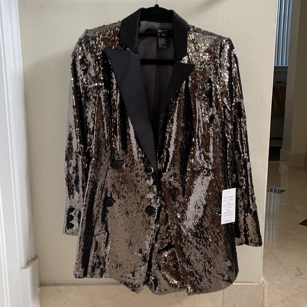 Jay Godfrey Sequin Blazer Romper Ntw